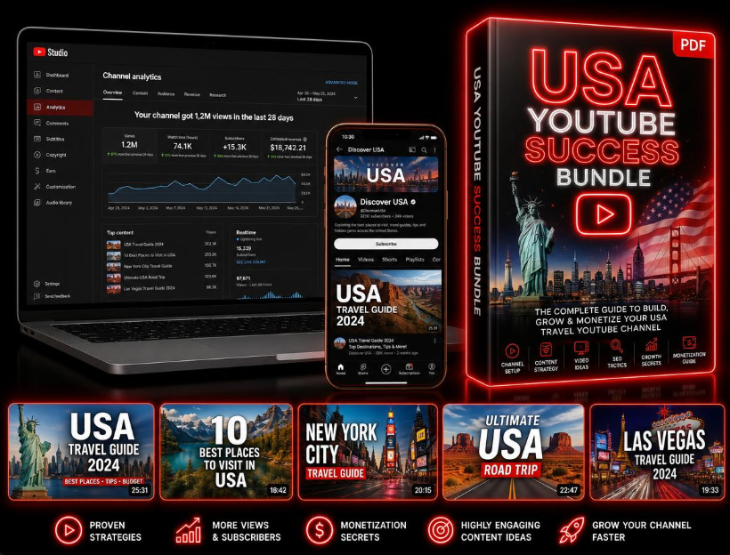 USA YouTube Success Bundle preview
